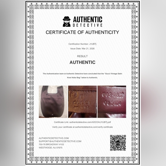 GUCCI RARE VINTAGE Satin Knot Mini Hobo Evening Bag~ Tom Ford Era $650 COA incl - Picture 2 of 13